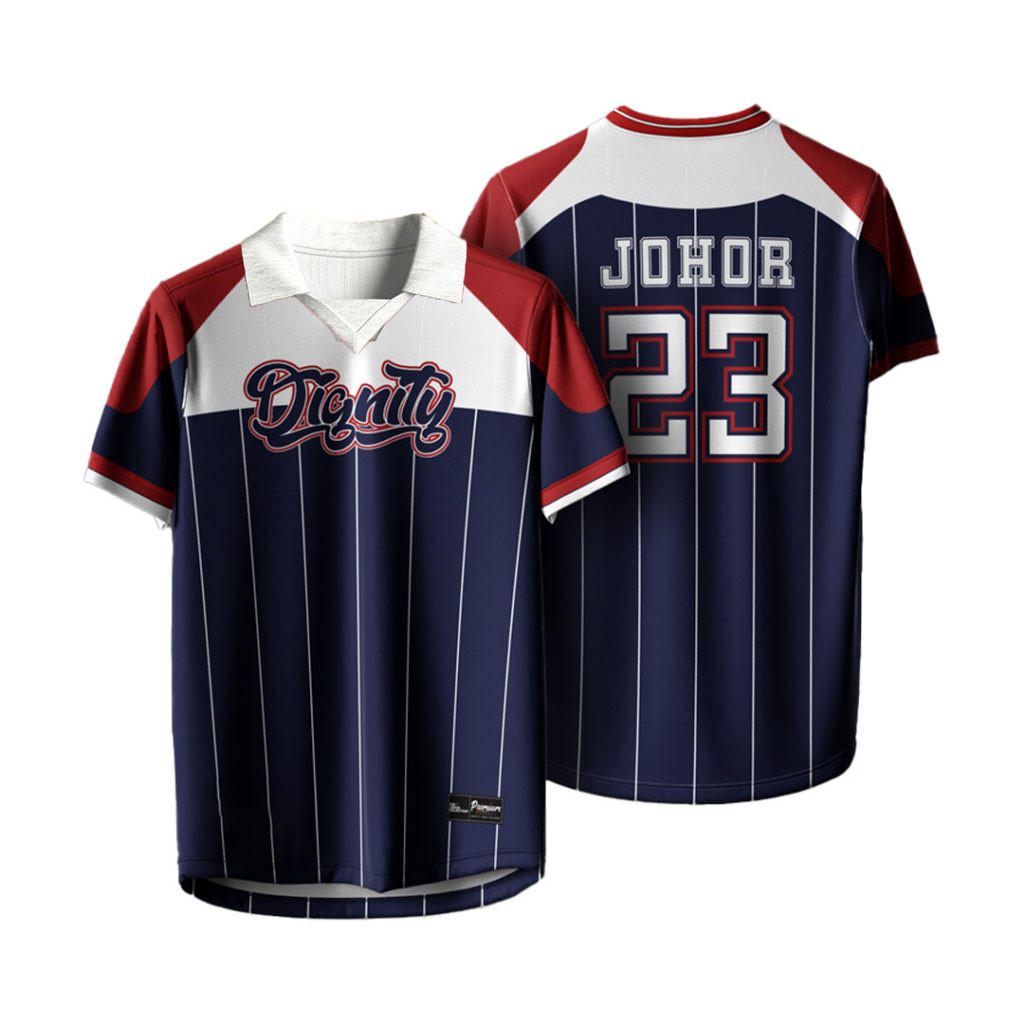 Jersey Dignity White The Johor Collection(FREE CUSTOMIZED NAME ...