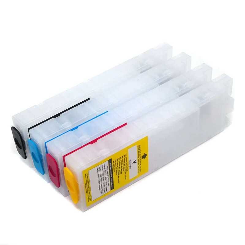 4Color A 320Ml Reable Ink Cartridge No Chip For Epson Wf-C5390 Wf-C5890 ...