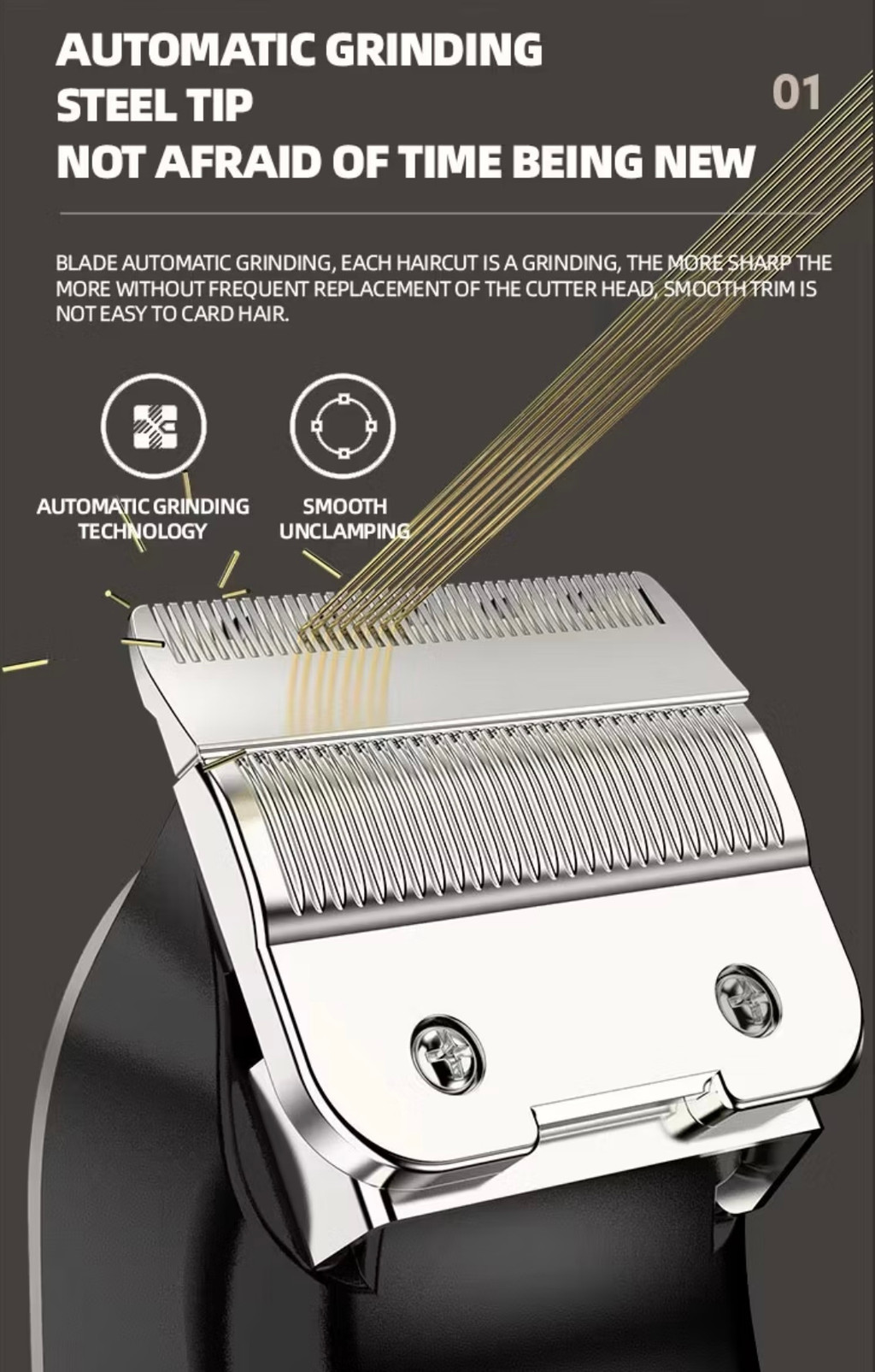 German professional hair salon, high-quality rechargeable portable ...
