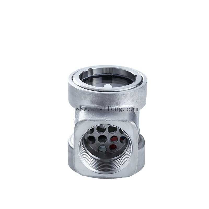 Fq11-20N Stainless Steel Floating Ball Water Flow Indicator Internal ...