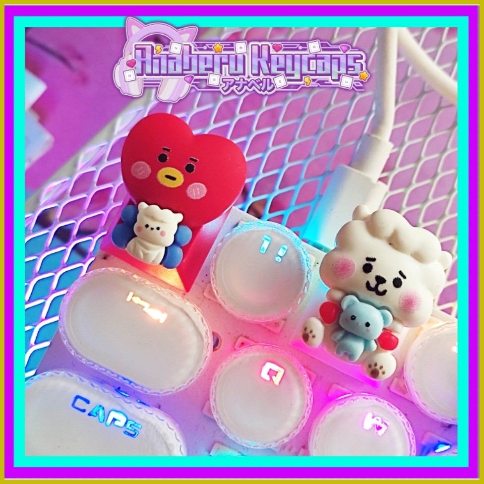 § BT21 BTS keycaps Kpop keycaps version 1 matte (glossy available ...
