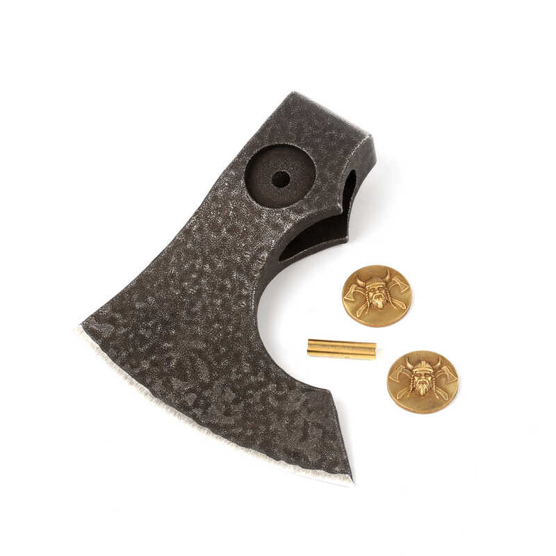 Splitting Axe Camping Chopping Hatchet Viking Tomahawk Battle Hunting Outdoor Solid Wood Handle 3027