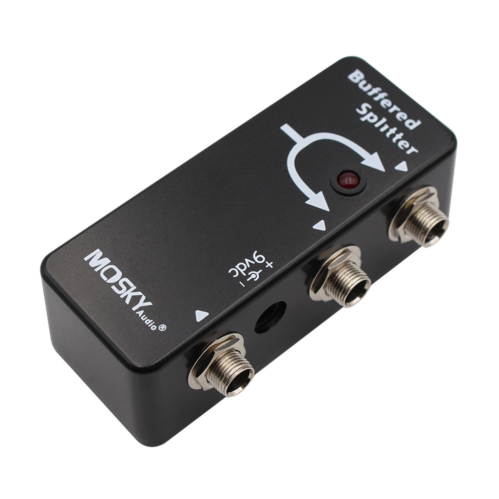 MOSKYaudio BUFFERED SPLITTER Guitar Effect Pedal Signal Buffer Splitter ...