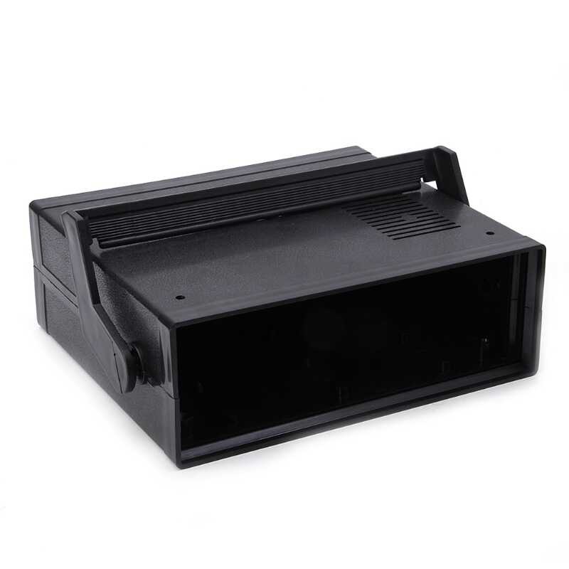 Plastic Waterproof Electronic Enclosure Cover Project Black DIY Housing ...