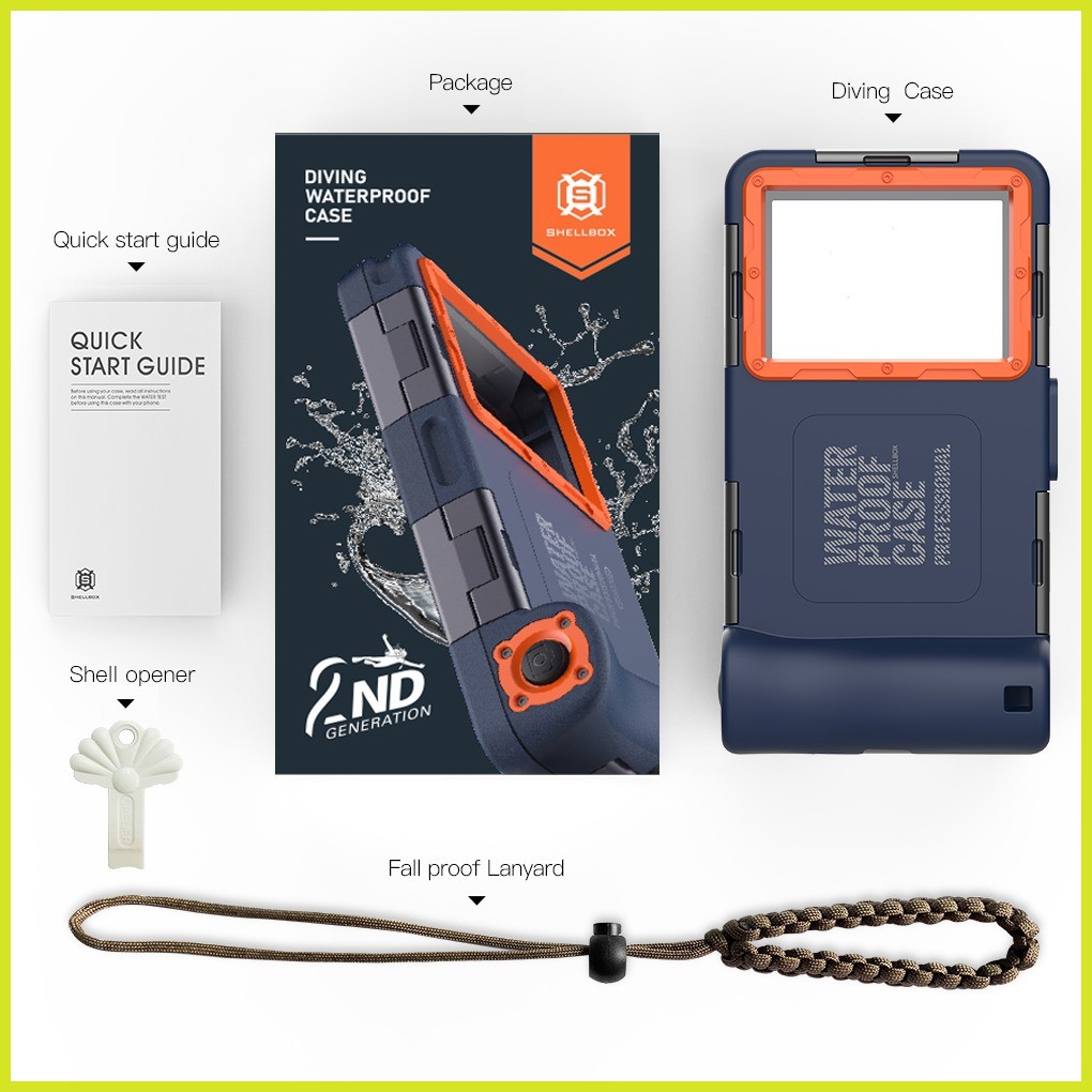 ☺ Upgrade professional diving waterproof phone case, universal ...