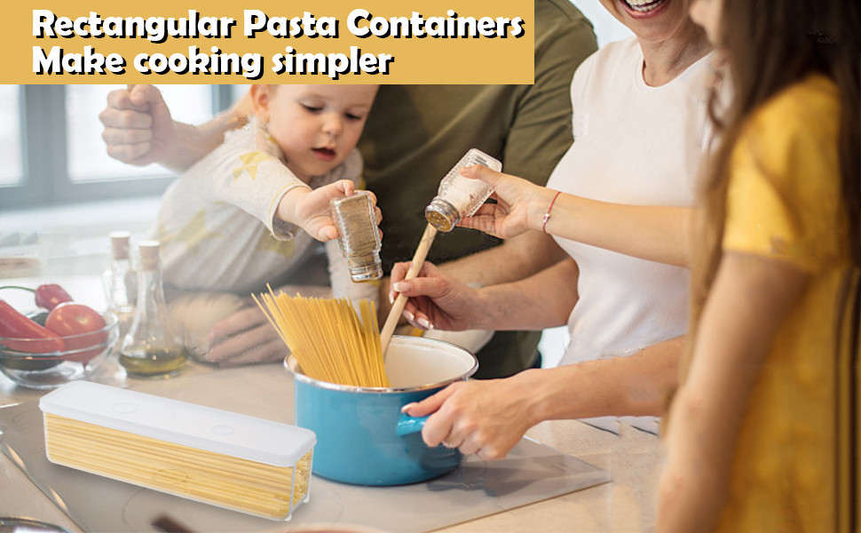 Rectangular Noodles Storage Box / Portable Food Preservation Case ...