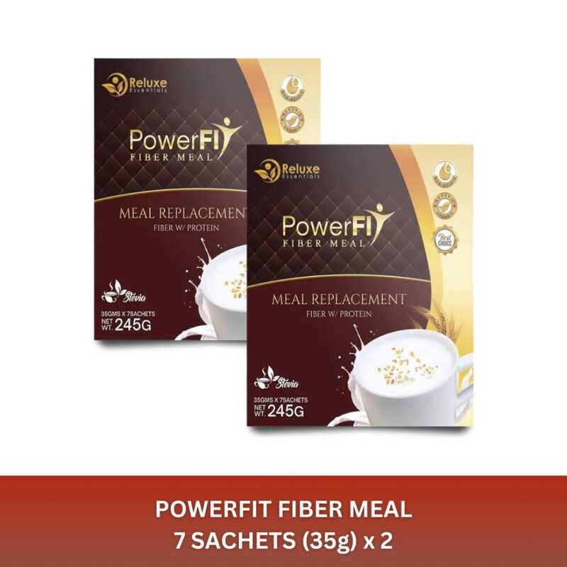 2 BOXES POWER FIT FIBER MEAL - Meal Replacement With Fiber And Protein ...