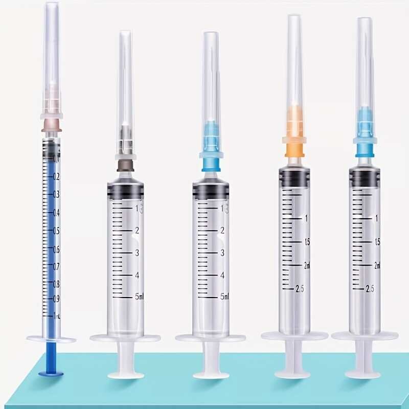 Syringe Disposable Plastic With Needle 1 Ml-60 Ml Individual Package ...