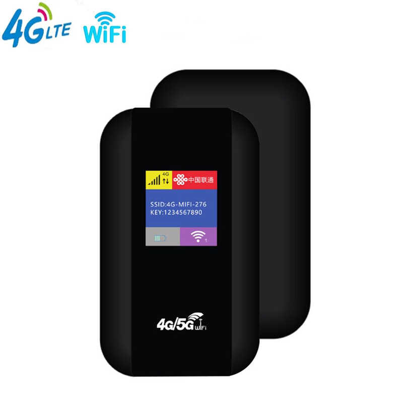 LTE 4G Wireless Router 150Mbps Portable Pocket Mifi Modem Sim Card Slot ...
