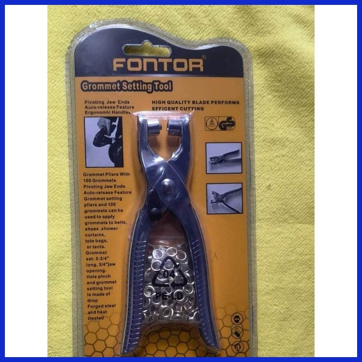 Fontor Grommet Eyelet Plier Set | Shopee Philippines