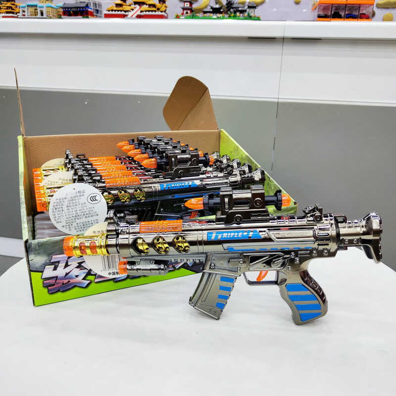6 Pistol Electric Music Submachine 6802-C7 That Uses 8 Tone Flash Gun ...