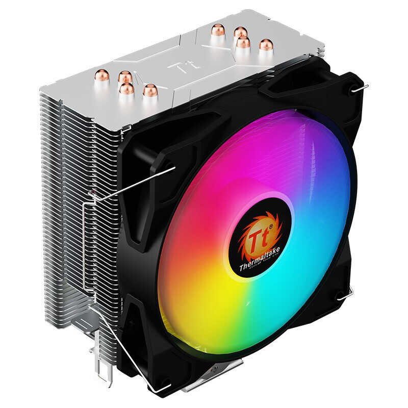 Tt 2 ☆ S400 Desktop Computer Host CPU Heatsink 4 Heat Pipe Lock RGB ...
