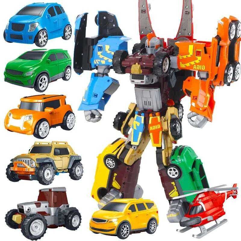 7 IN 1 Tobot Transforming Robot To Car Toys Korea Cartoon Brothers ...