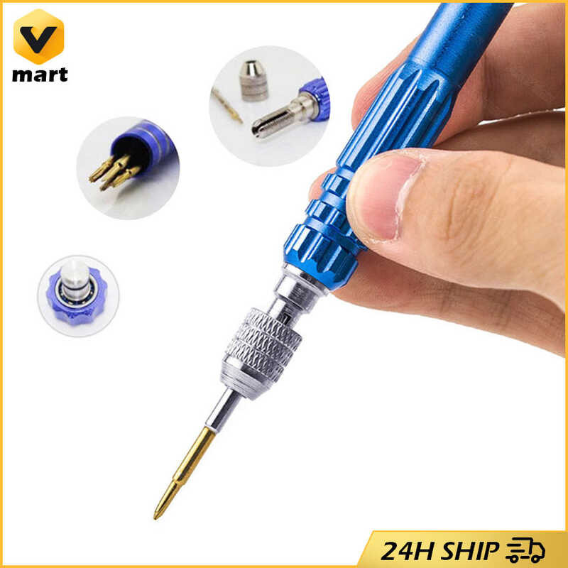 1.5 0.8 2.0 T5 T6 Magnetic Screwdriver 5In1 Screw Cell Repair Kit ...