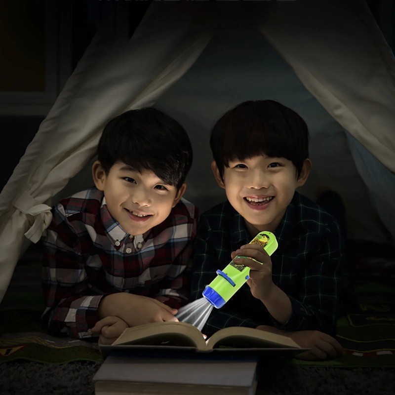 ZK50 Projection Flashlight Children Projector Light Cute Cartoon ...