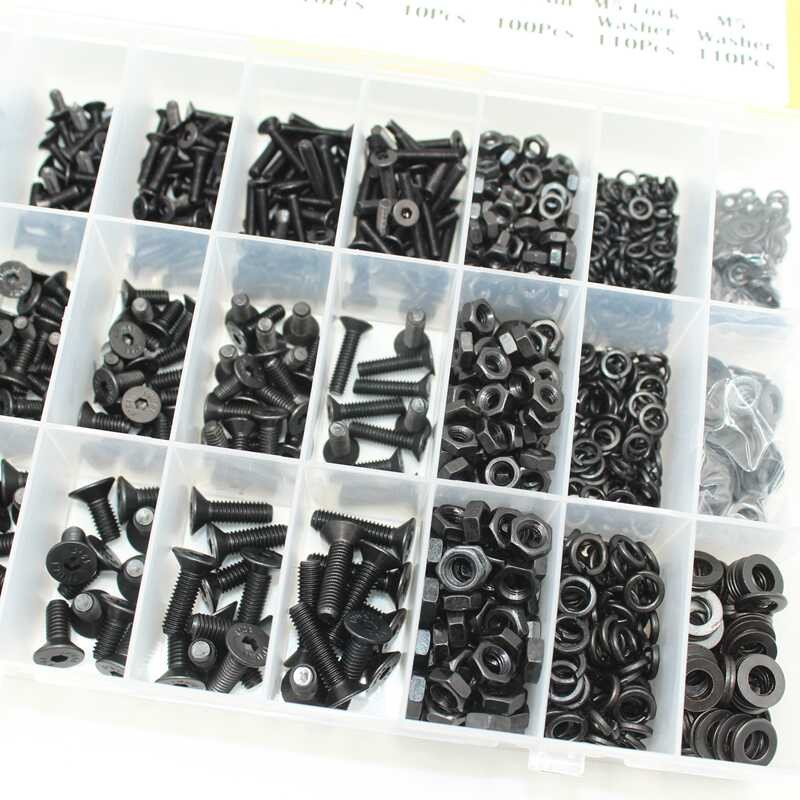 CSFFA 5pcs M2 M2.5 M3 M4 M5 Aluminum Flat Washer