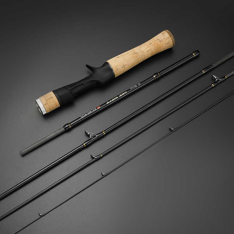 Travel New 4 Section Lightweight Spinning UL Lure Rod Casting 1.56-1.8m ...