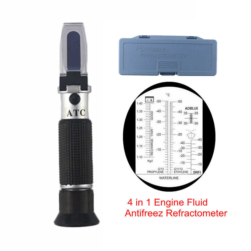 Optical Portable 4 in 1 Engine Fluid Refractometer Adblue Propylene ...