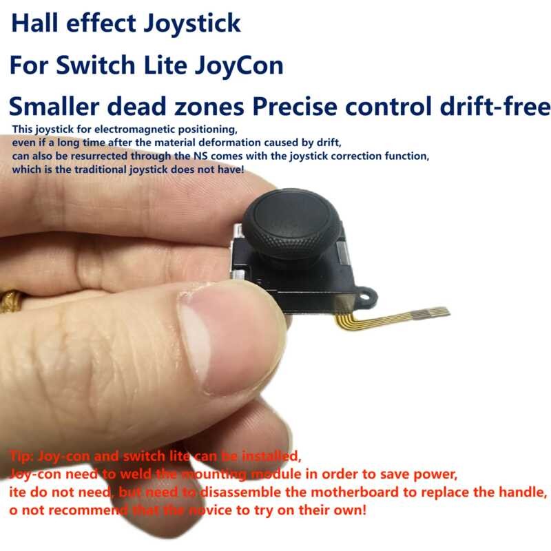 For 100PCS Switch JoyCon Lite Rocker Game Hall effect Joystick Smaller ...