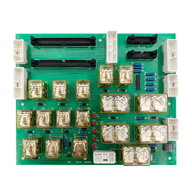 Hitachi Elevator Relay Board DWG. NO: 12500925 Micro Leveling Control ...