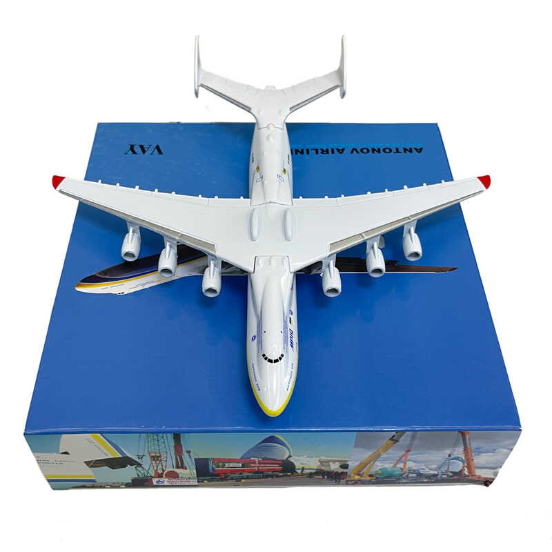 Antonov An-225 'Mriya' 1/400 Scale Diecast Model Airplane With Stand - Display & Collectible