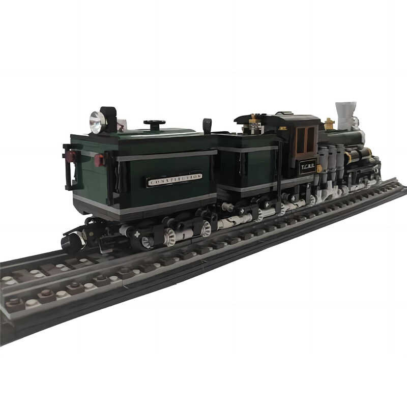 Retro Classic Motor Series Dynamic 8 Wide Train Building Blocks ...