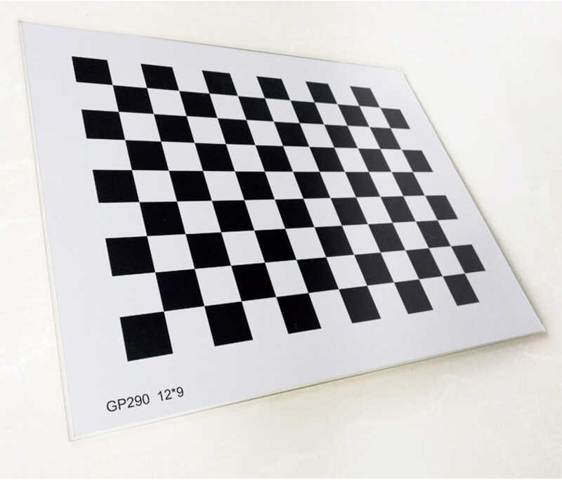 Glass 12x9 Visual Optics Correction Board Checkerboard Alumina ...