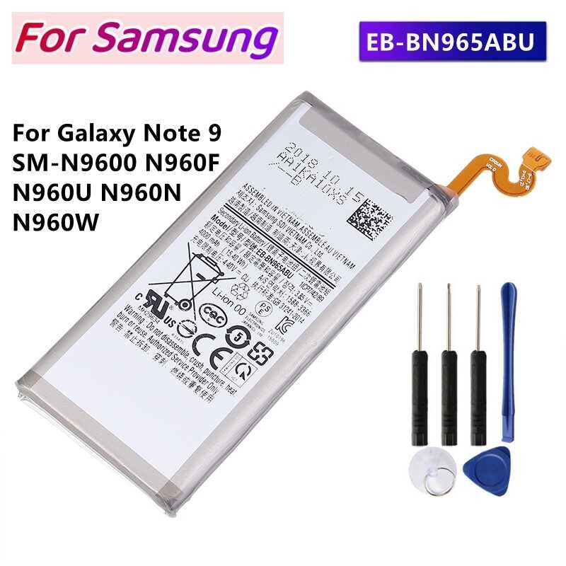 Eb-Bn965abu Battery 3C 2 For Galaxy Note 9 N9600 Sm-N9600 N960 N960u Sm ...