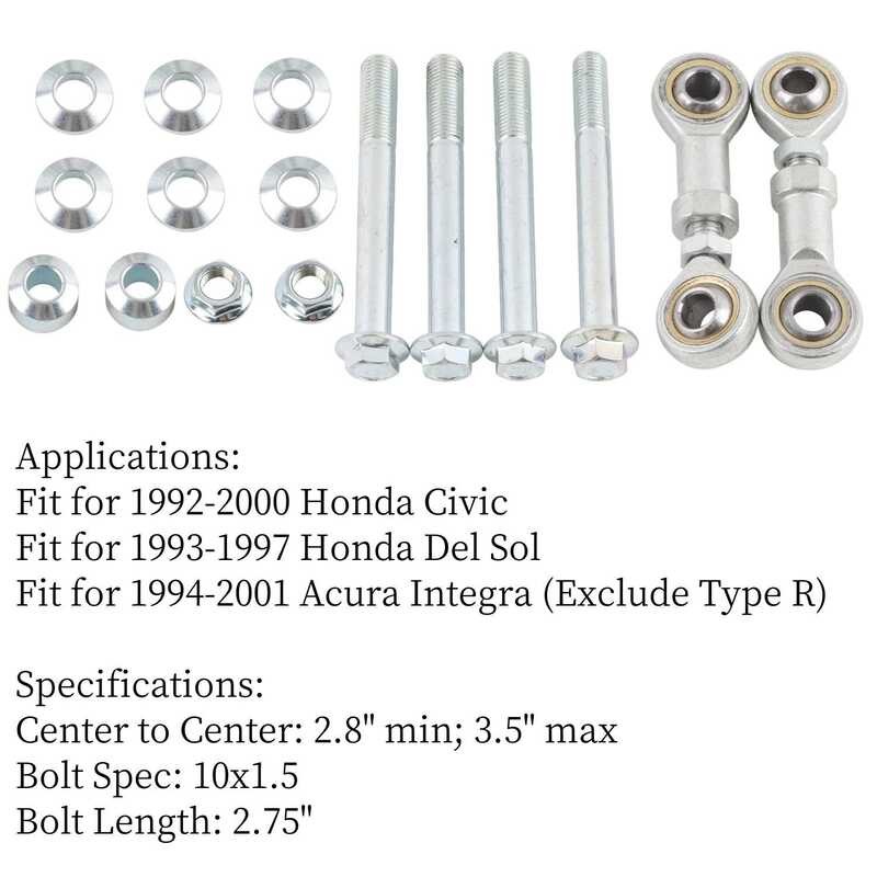 BD Diesel 1032051 Sway Bar End Link Kit 2010-2012 Dodge Ram 2500/3500