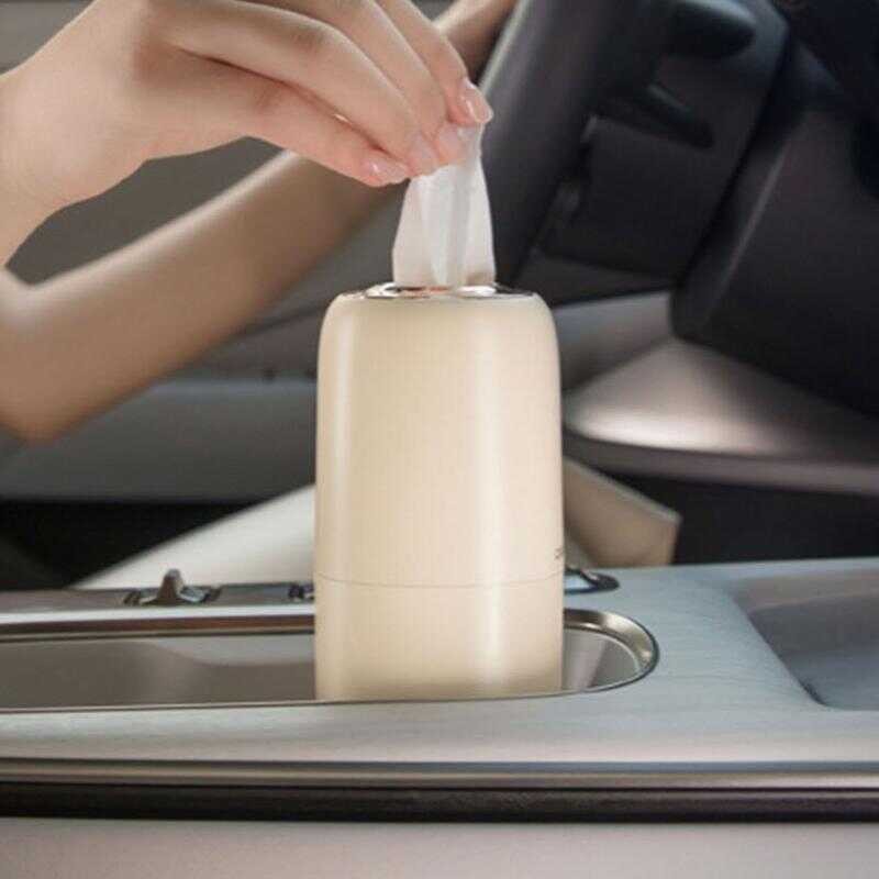 Cyder Car Tube Compact Tissues Box Round Container Reable Cup Holder ...