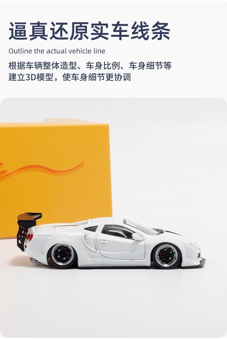 Mortal 1/64 Orochi LBWK Diecast car Car Model Simulation Alloy Diecast ...