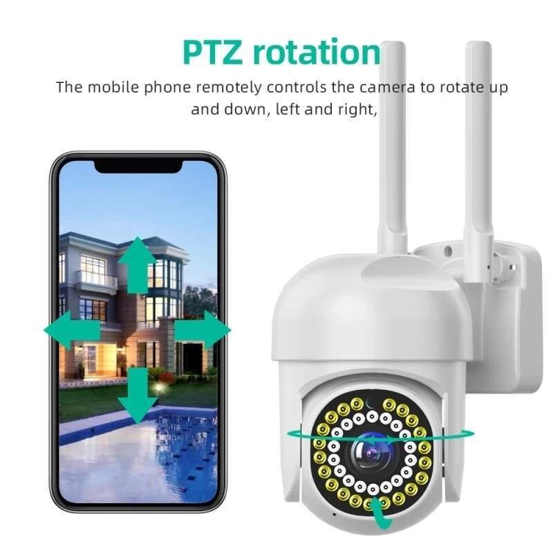 YI IoT 5MP WiFi PTZ Outdoor Security IP Camera 5Ghz CCTV Surveillance ...