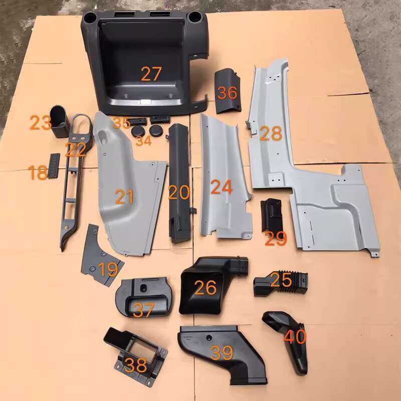 Carter 320D 324D 329D 336D toolbox decorative panel right upper arm ...