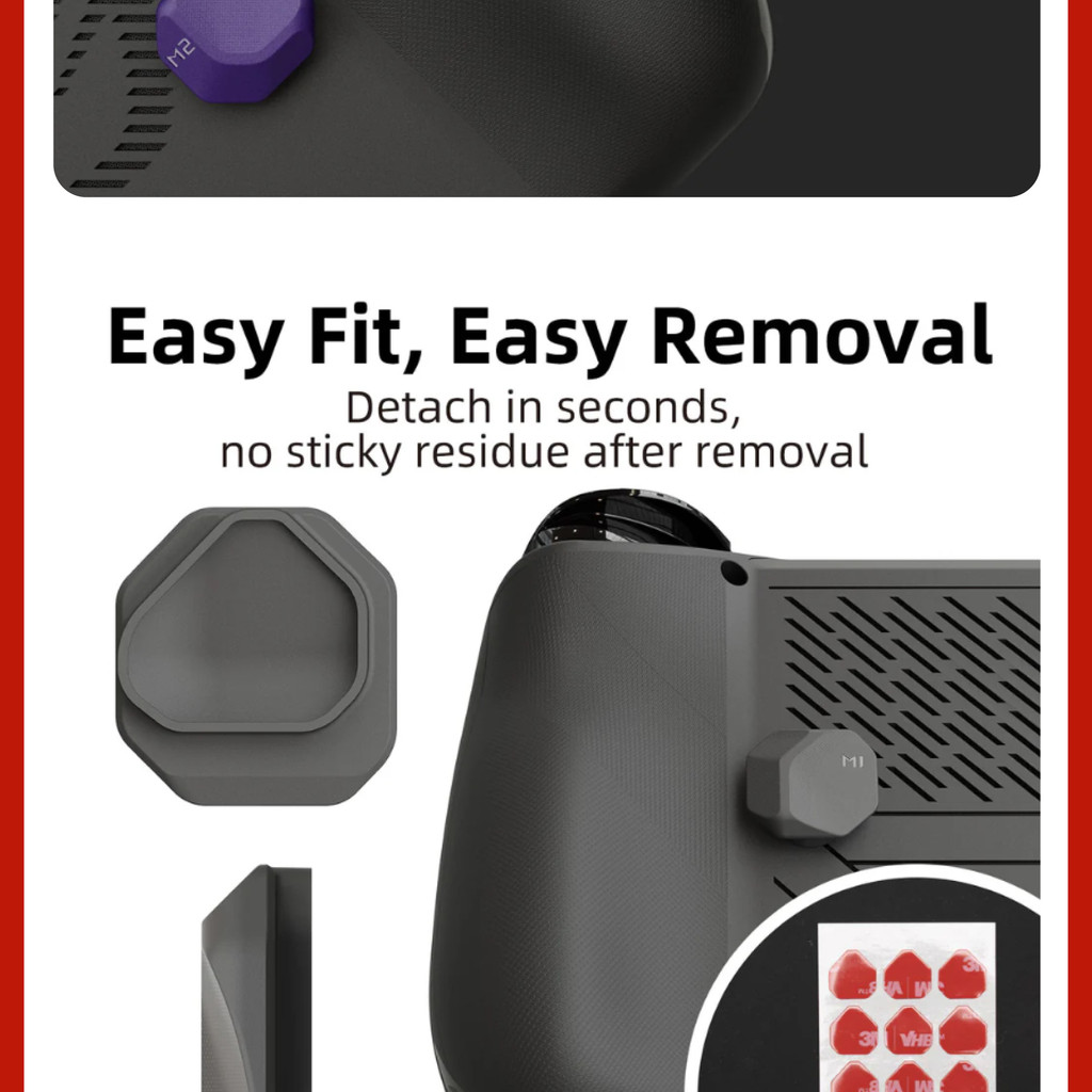 thumbnail image 2 of Skull & Co. Back Button Enhancement Set For Steam Deck, Handle Grip 2 of 9