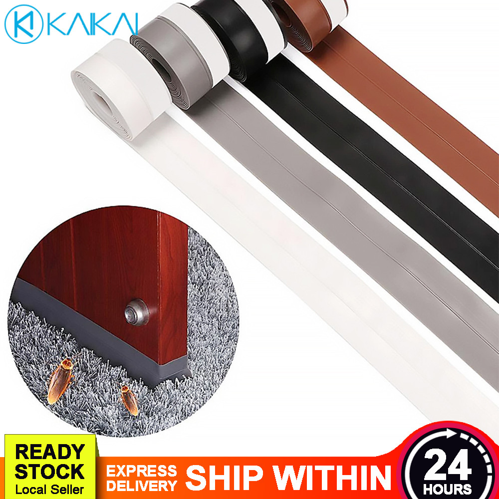 NOISE BLOCKER Door Window Silicone Seal Strip Bottom Widen Draft ...