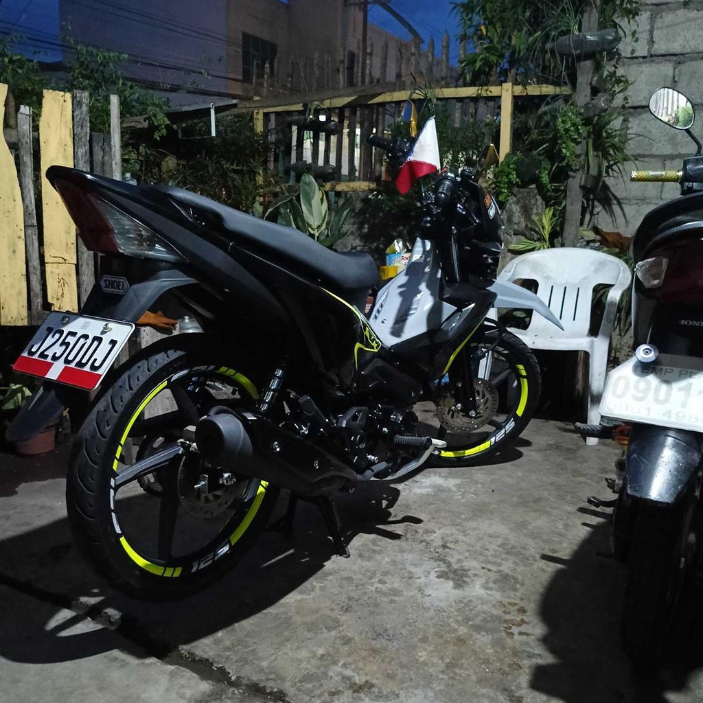 For Honda XRM 125 Motorcycle Sticker 17 Inch Wheel Rims Reflective ...