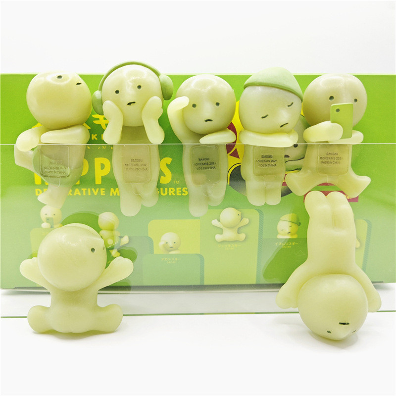 Smiski Hipper Phone Sonny Angel & Smiski Night Clow Doll Smiski Hippers