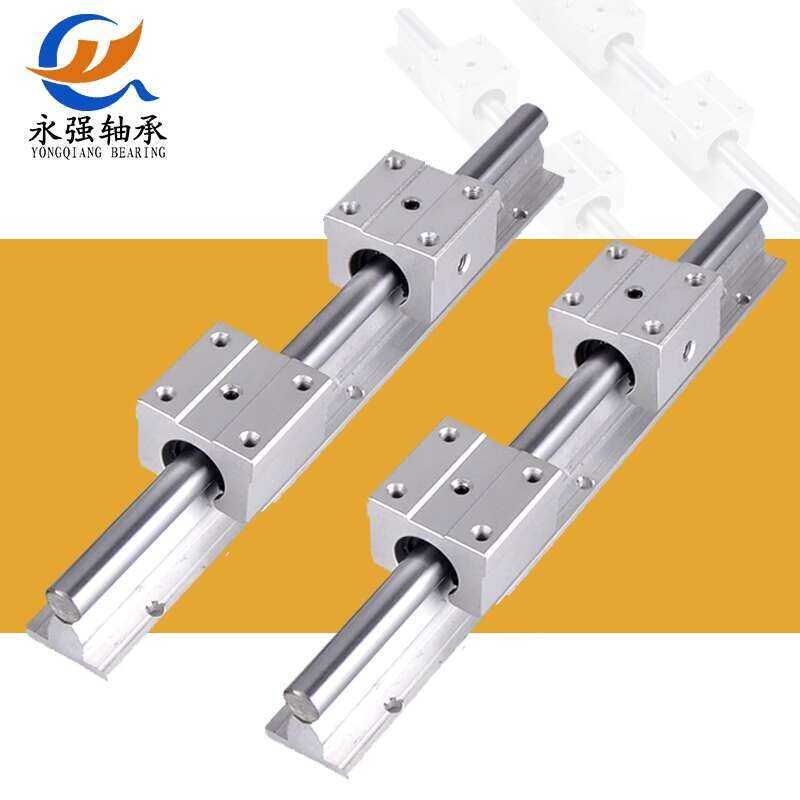 Aluminum supported optical guide SBR cylindrical chrome plated rod hard ...