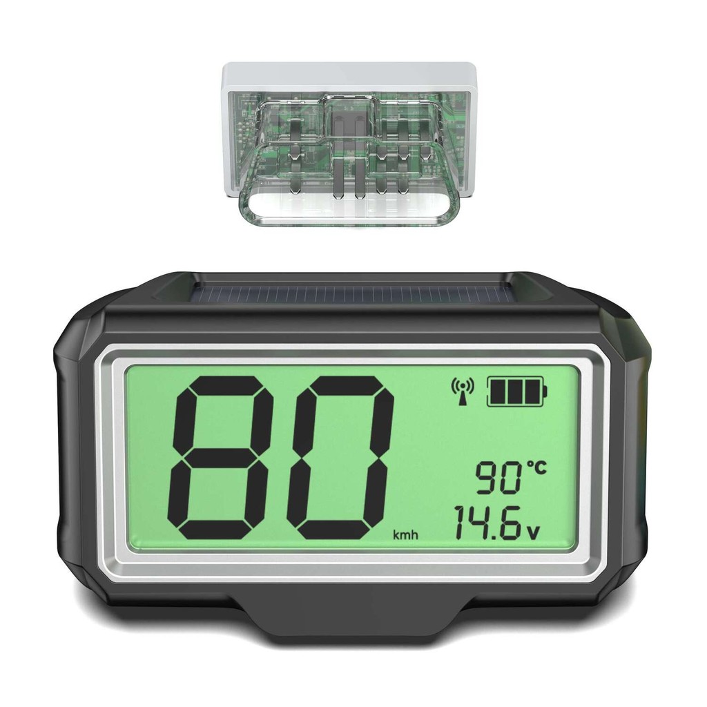 ANCEL T90 HUD Auto Speedometer OBD2 Vehicle Speed Coolant Temperature ...