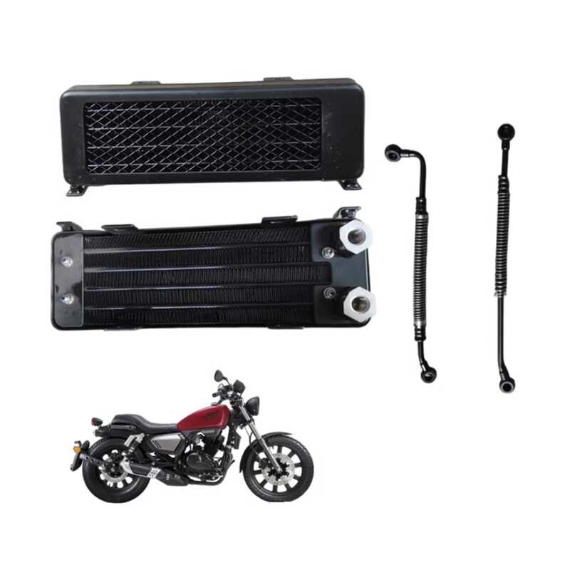 Motorcycle Engine Parts Oil Cook Radiator Inlet Pipe For QJIANG Keeway ...