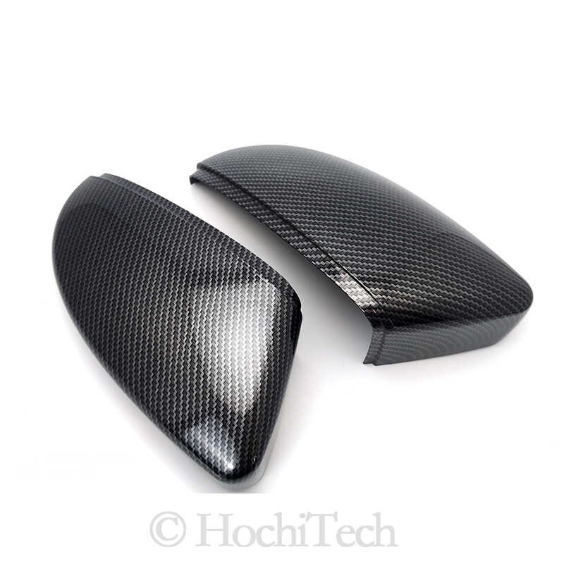 Look Carbon Side Wing Mirror Cover Vw Golf Gtd R Gti Passat B Cc