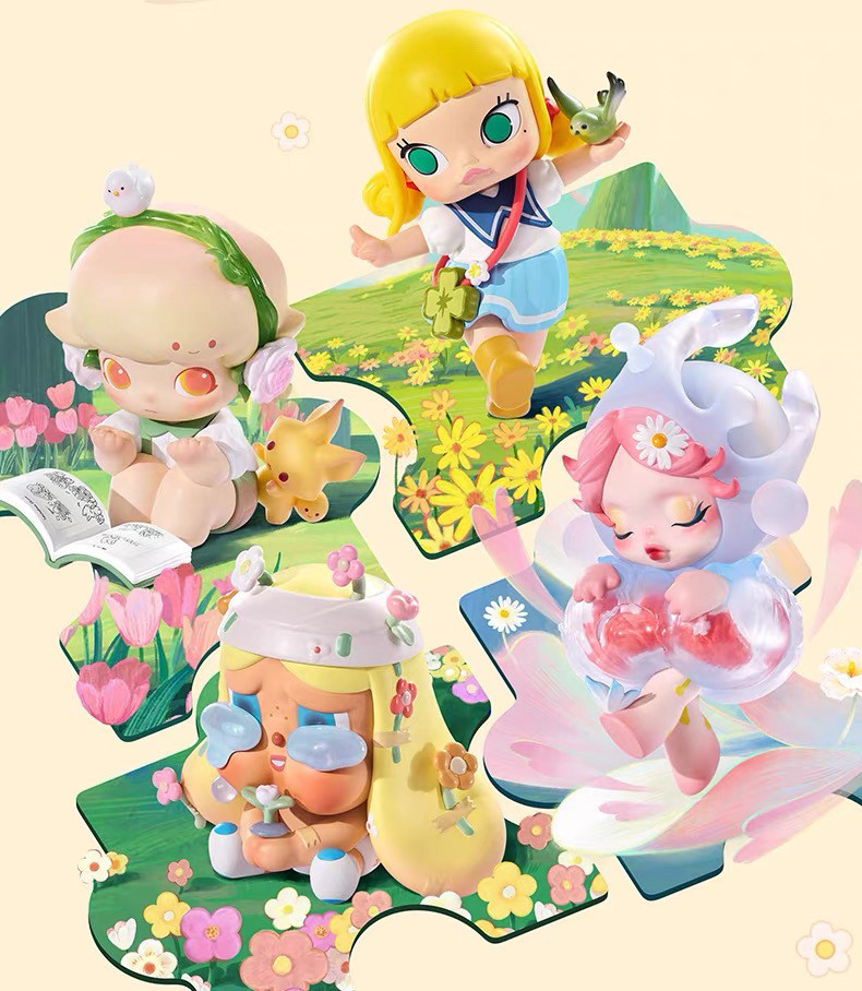 POPMART hand in hand Series Blind Box Cute Figures pop mart Dimoo ...