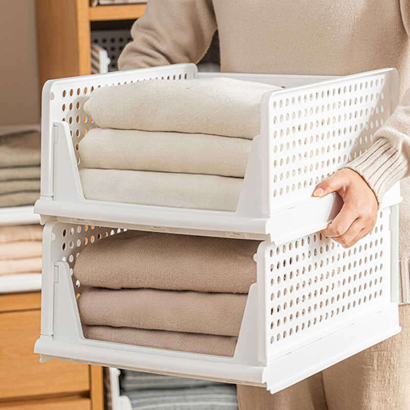 Stackable Wardrobe Cabinet Organizer Drawer Clothes Closet Box Shees ...