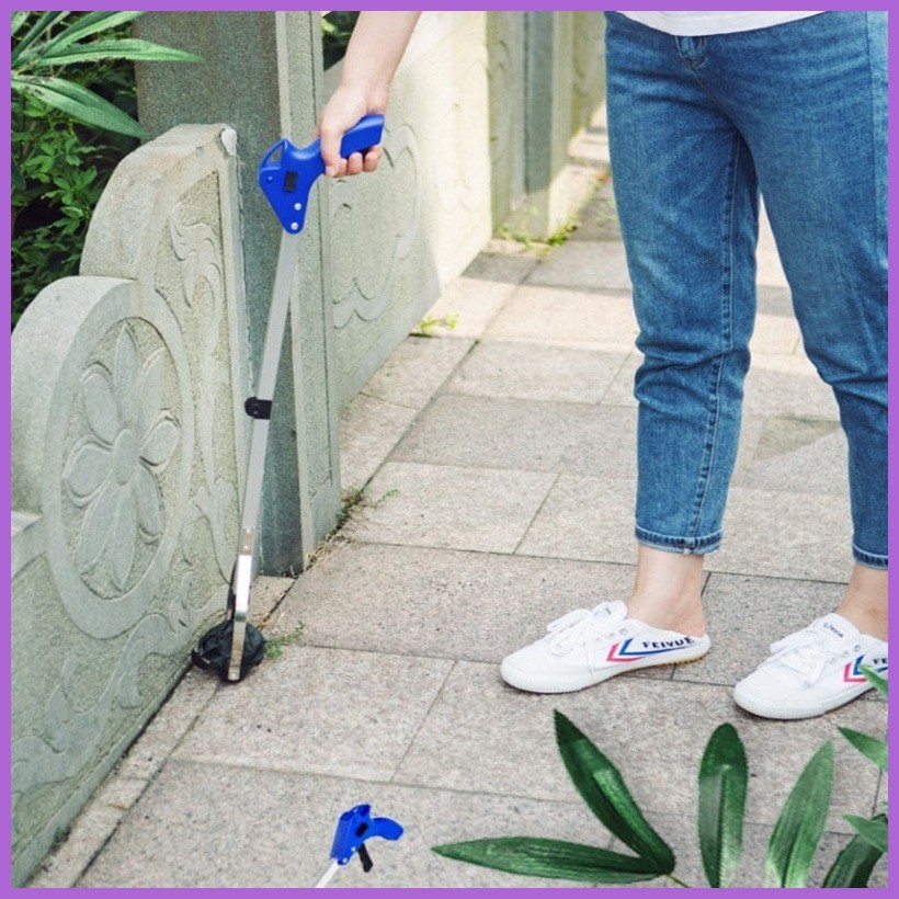 ⊙ Garbage Collector Folding Picker Anti Slip Outdoor Cleaning Tools ...