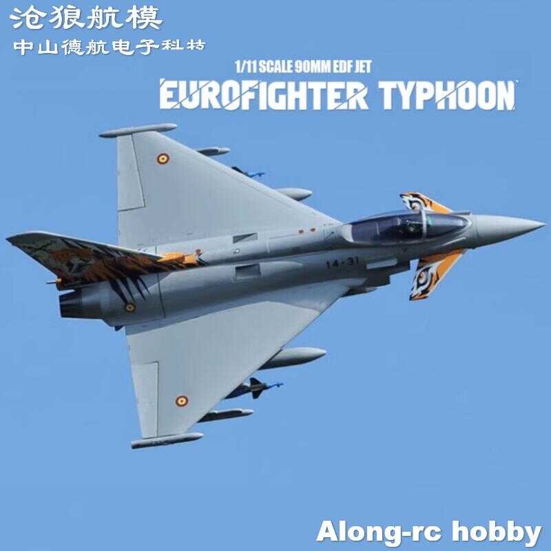 Ff Freewing Electric RC Jet Airplane 1/11 Euro Fighter Typhoon 90Mm EDF ...