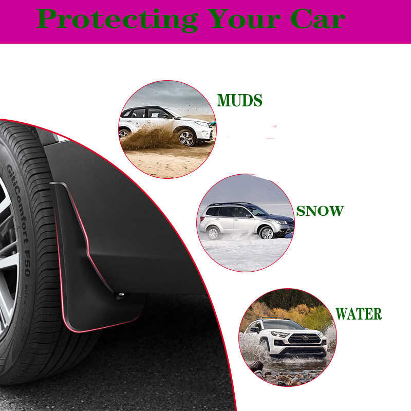 Sa Para BYD TANG EV 2022-Sa 2023 Mud Flaps Splash Guards Front Rear ...