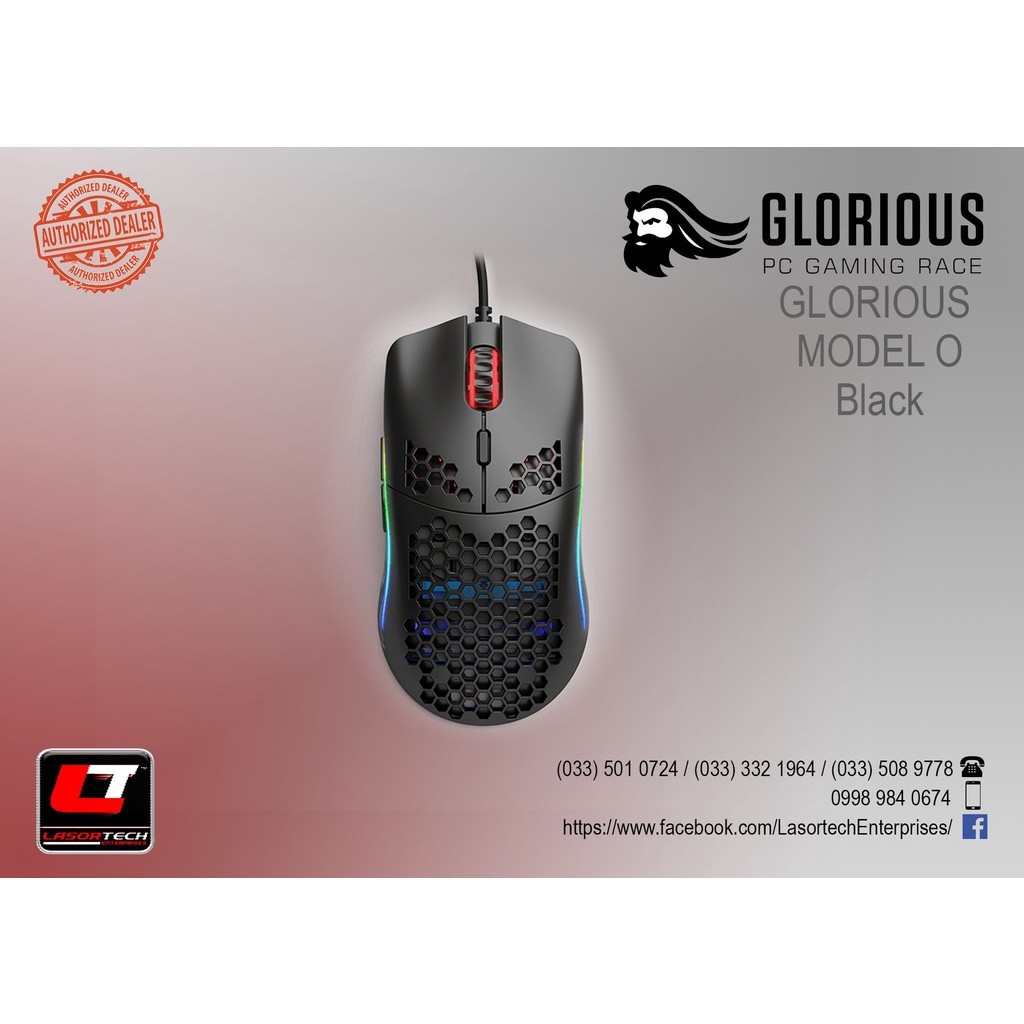 Glorious Model O Gaming Mouse - Matte Black - RGB | Shopee Philippines