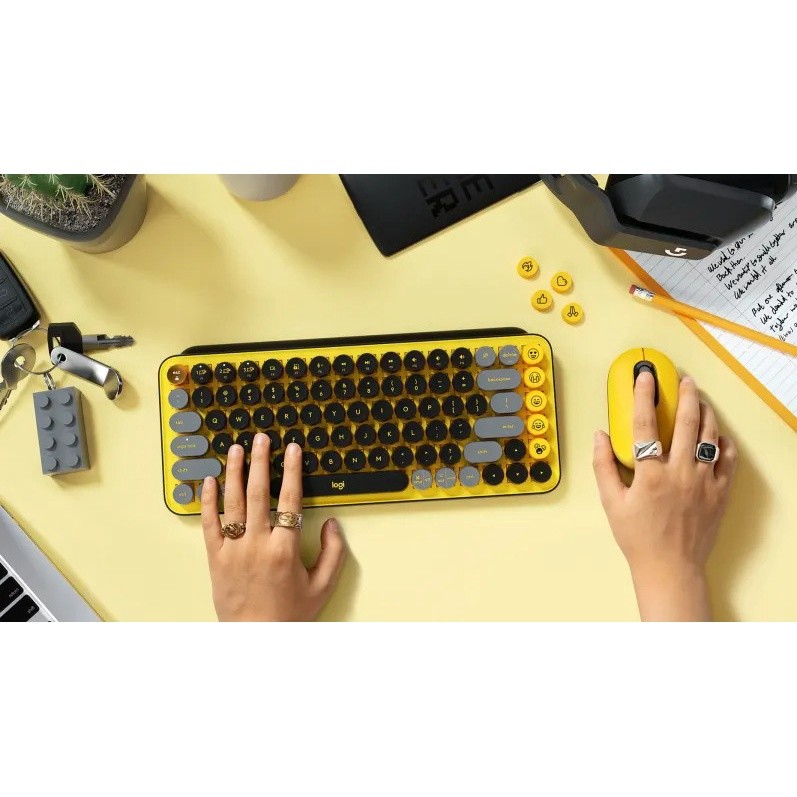 Logitech POP KEYS Wireless Mechanical Keyboard Bluetooth Ttc Tea Axis ...