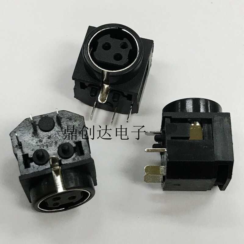 S terminal female seat large 3-core S terminal DIN-3P terminal socket ...