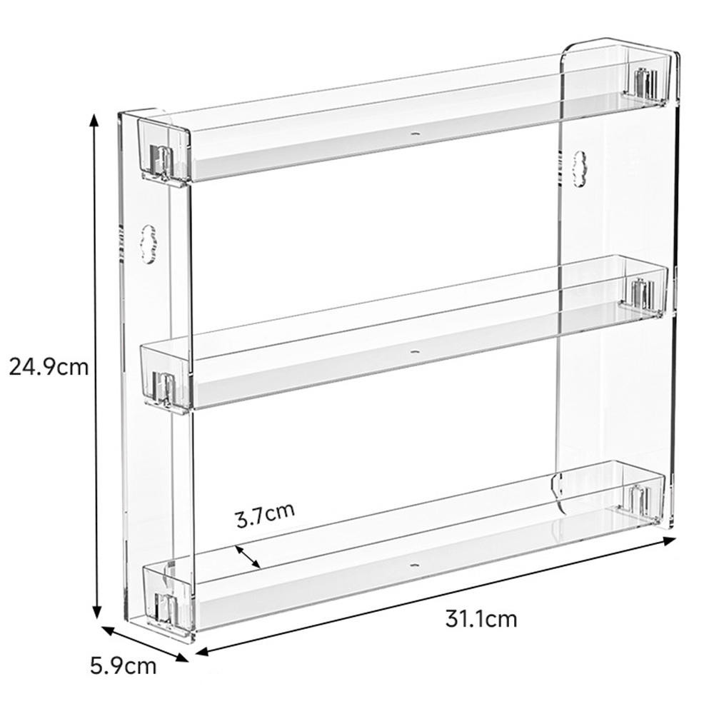 Acrylic Multi-Layer Wall-Mounted Display Shelf - Anime & K-pop ...